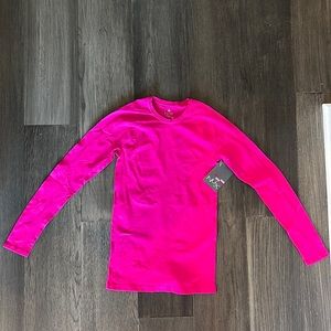 NWT🏷️NUX active fitted long sleeve pink